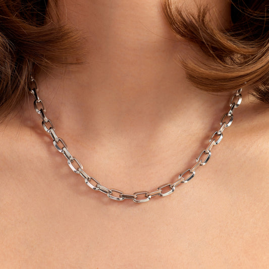 Bibbiena Poppi Lucia 925 sterling silver link necklace - Parte di Me