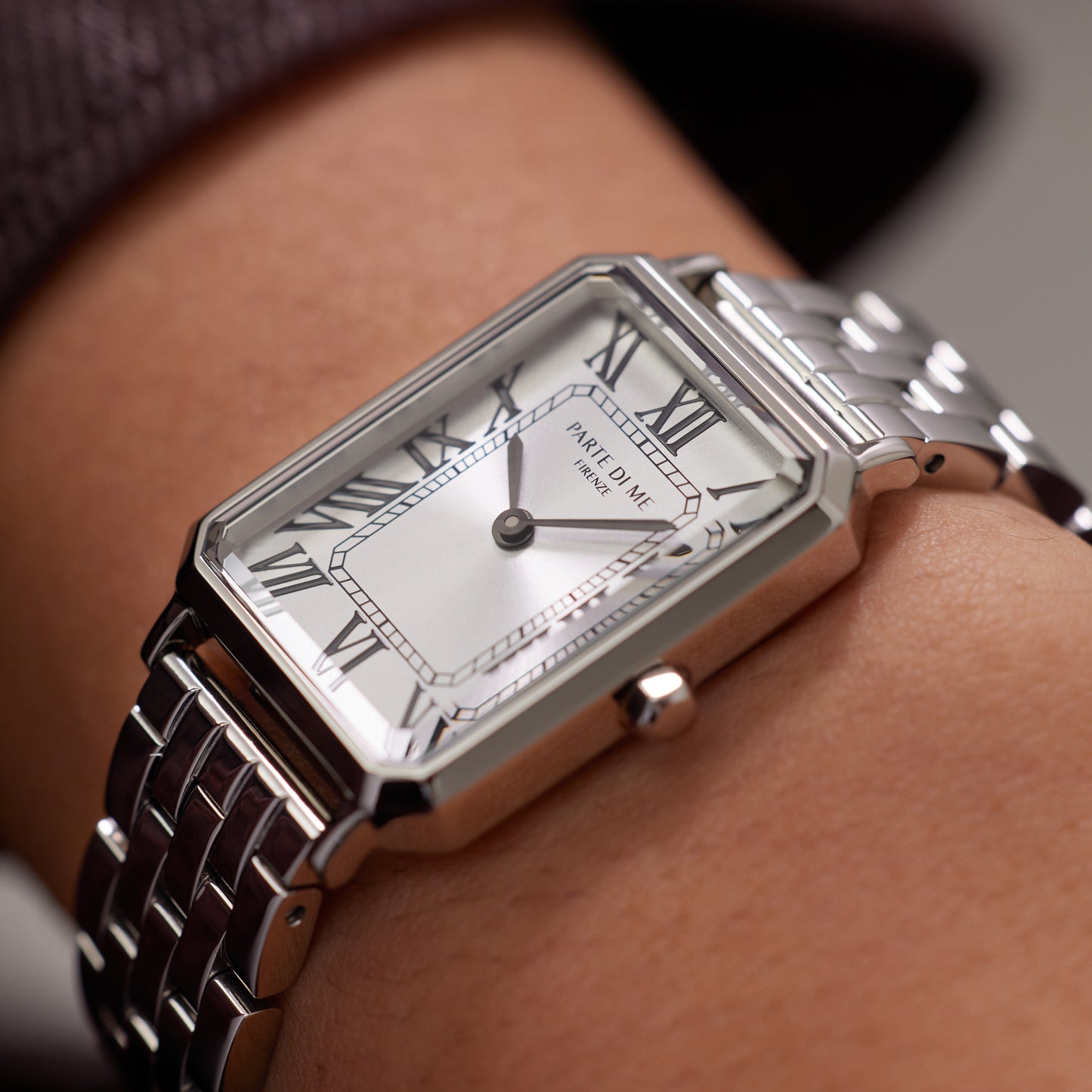 Orologio rectangular ladies watch silver coloured - Parte di Me