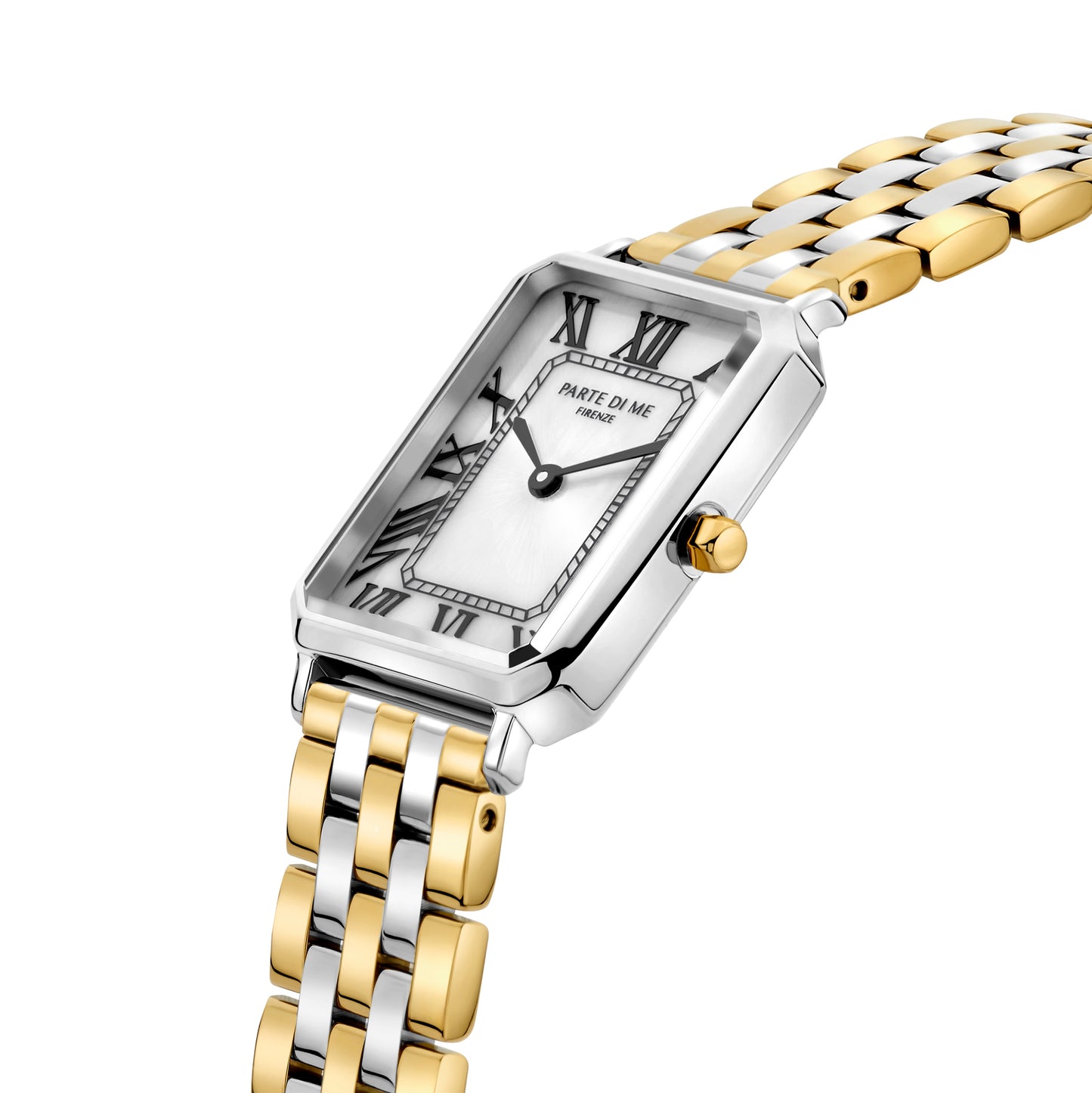 Orologio rectangular ladies watch gold and silver coloured - Parte di Me