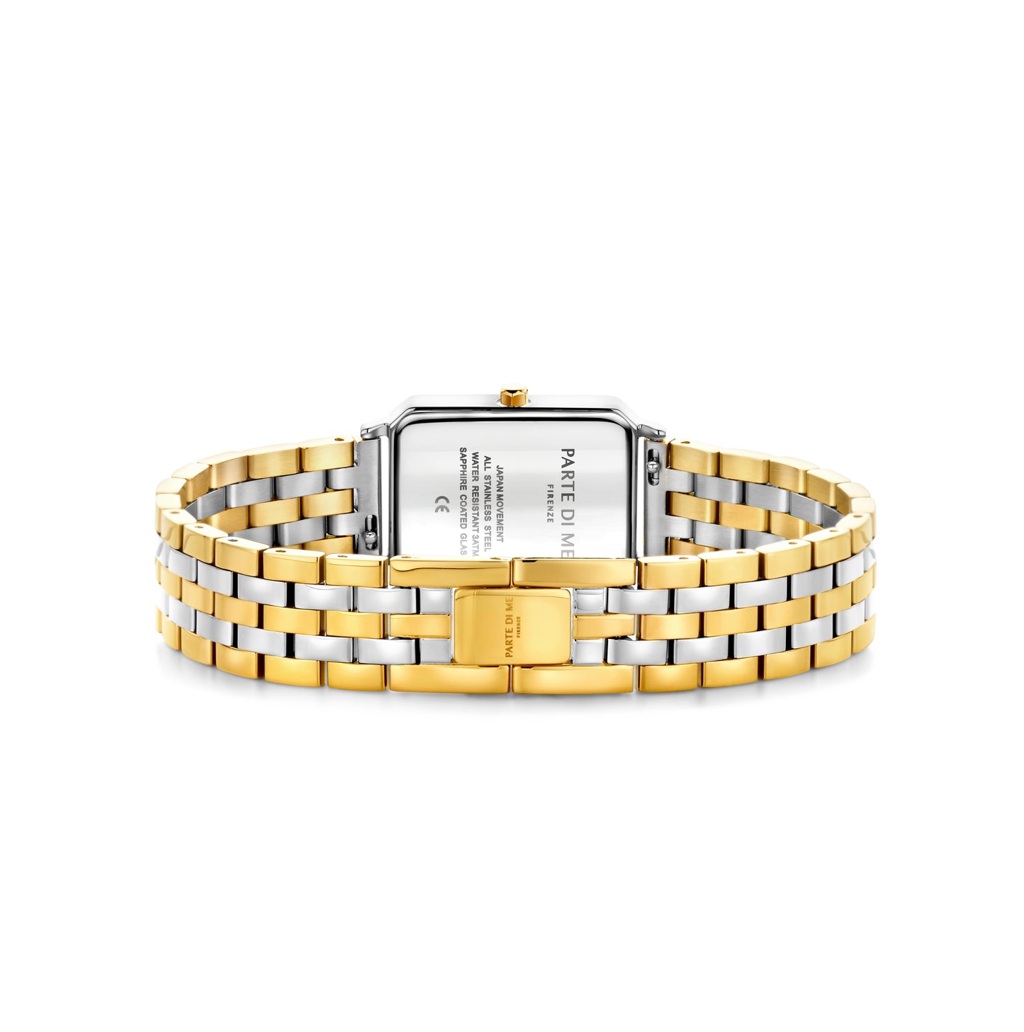 Orologio rectangular ladies watch gold and silver coloured - Parte di Me