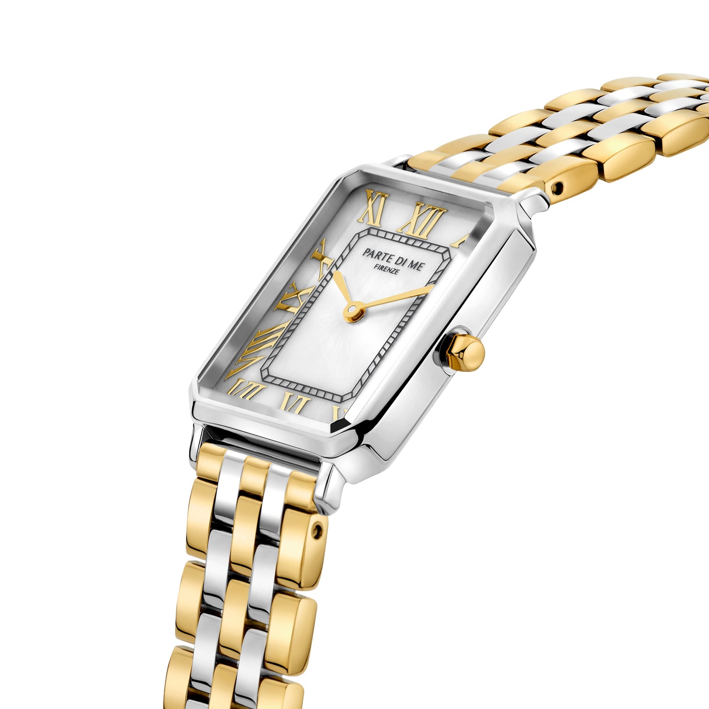 Orologio rectangular ladies watch gold and silver coloured - Parte di Me