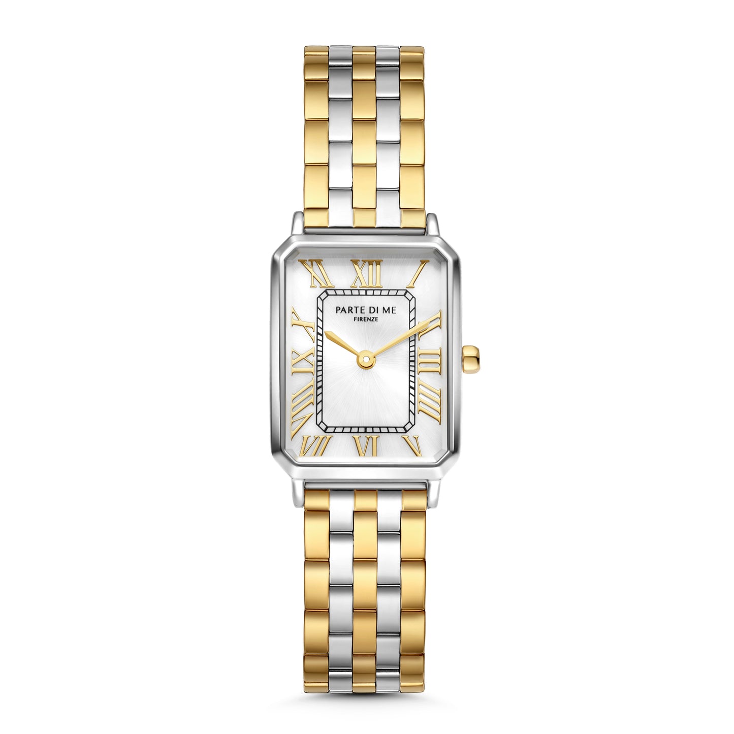 Orologio rectangular ladies watch gold and silver coloured - Parte di Me