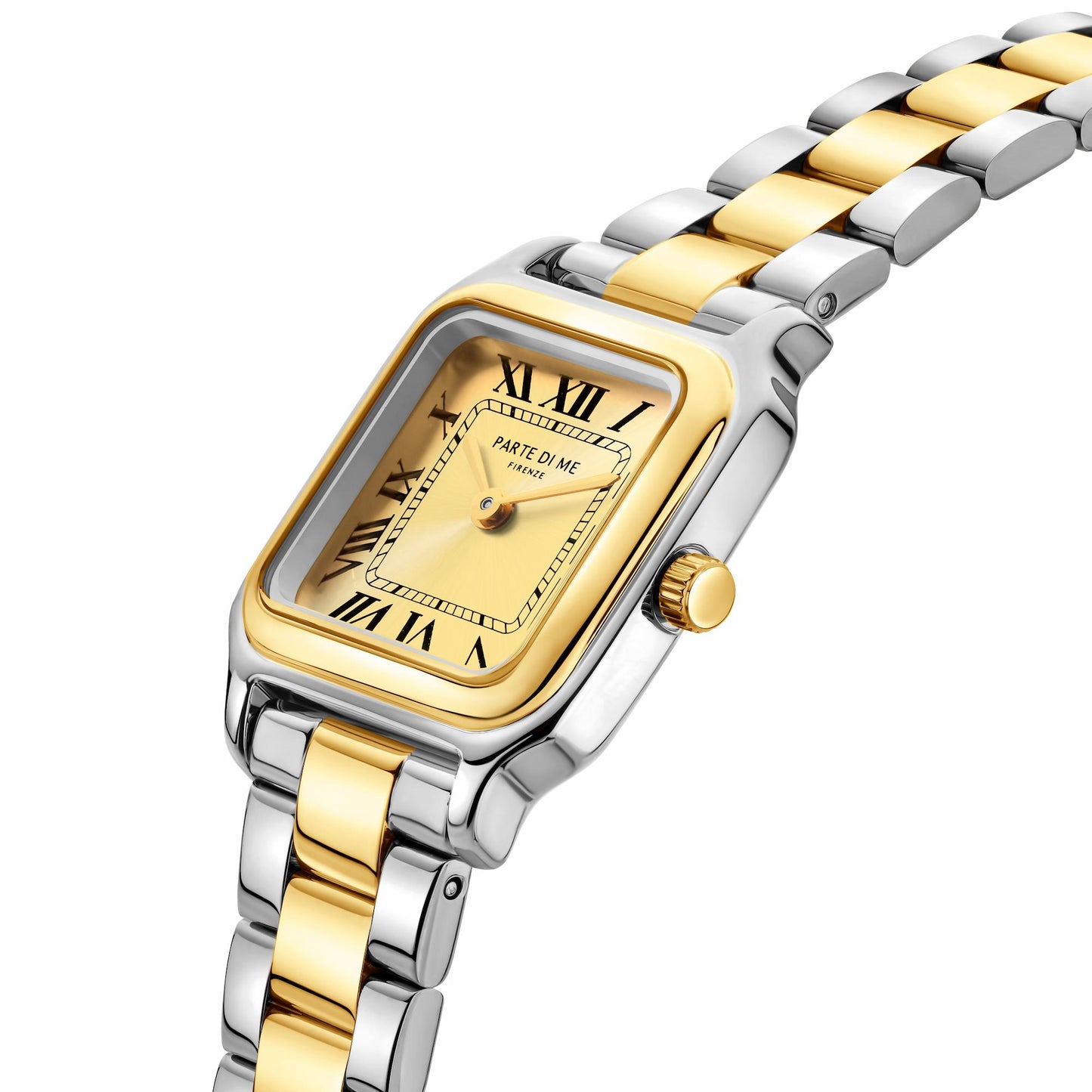 Orologio rectangular ladies watch gold and silver coloured - Parte di Me