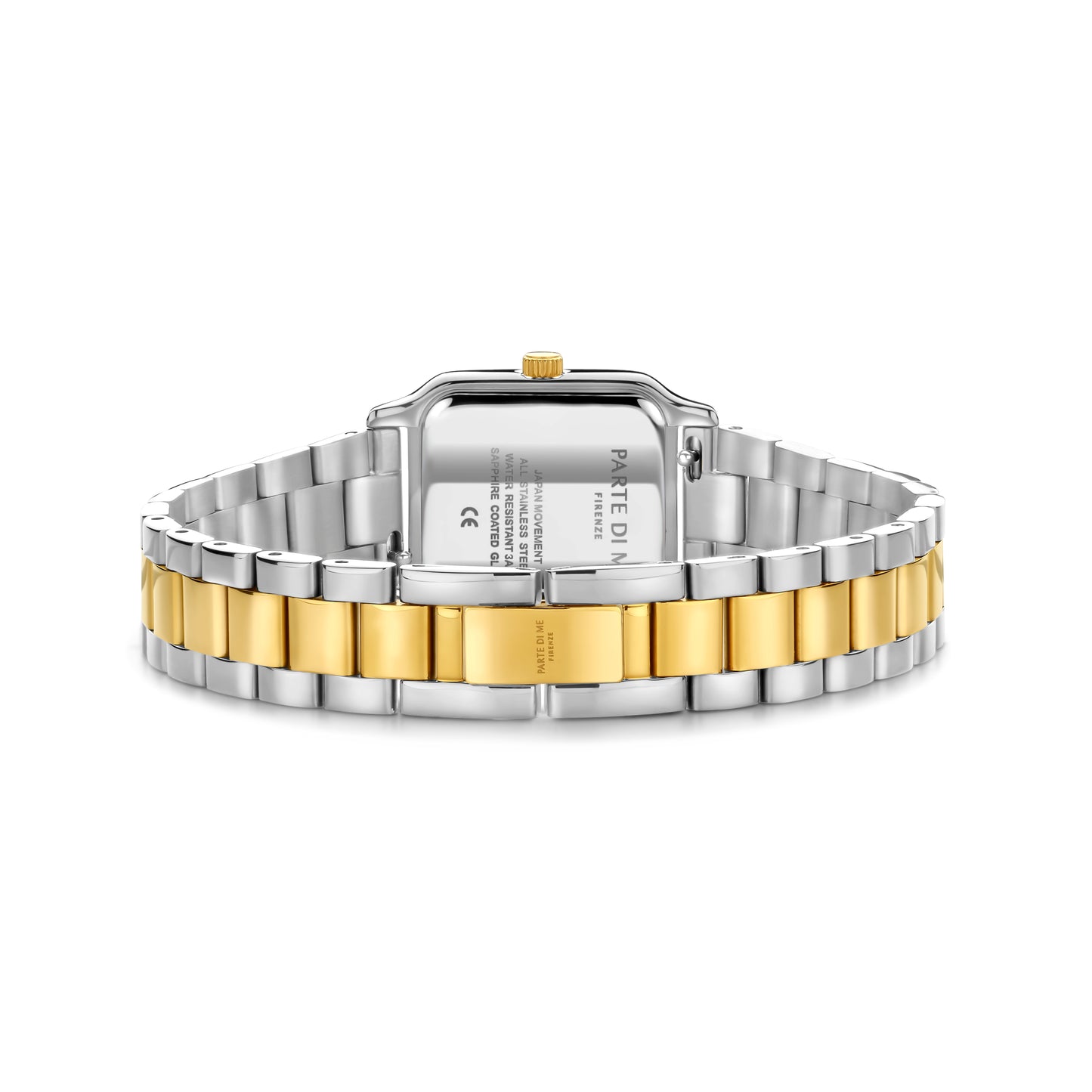 Orologio rectangular ladies watch gold and silver coloured - Parte di Me
