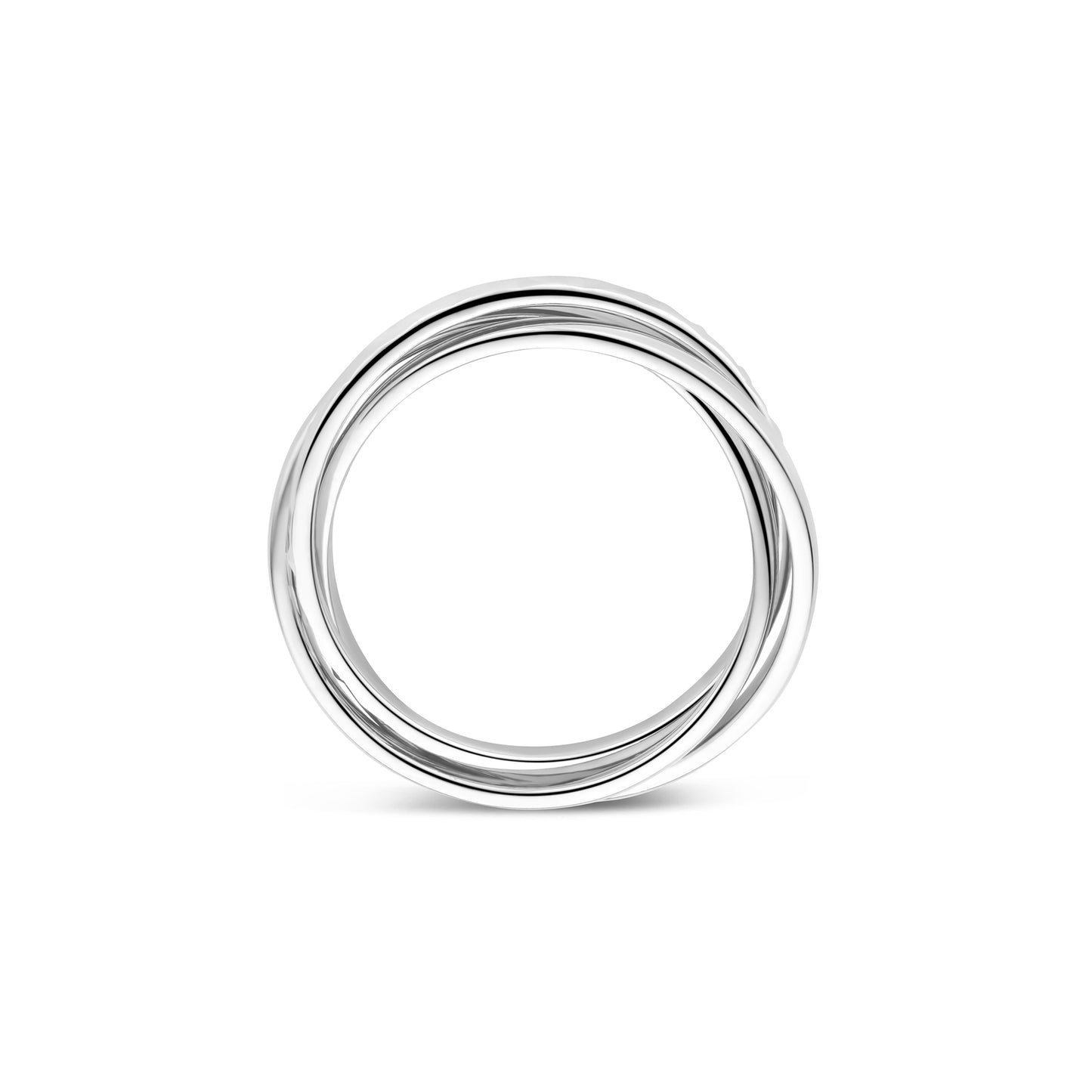 Ponte Vecchio Lucilla 925 sterling silver ring with diamond cut - Parte di Me