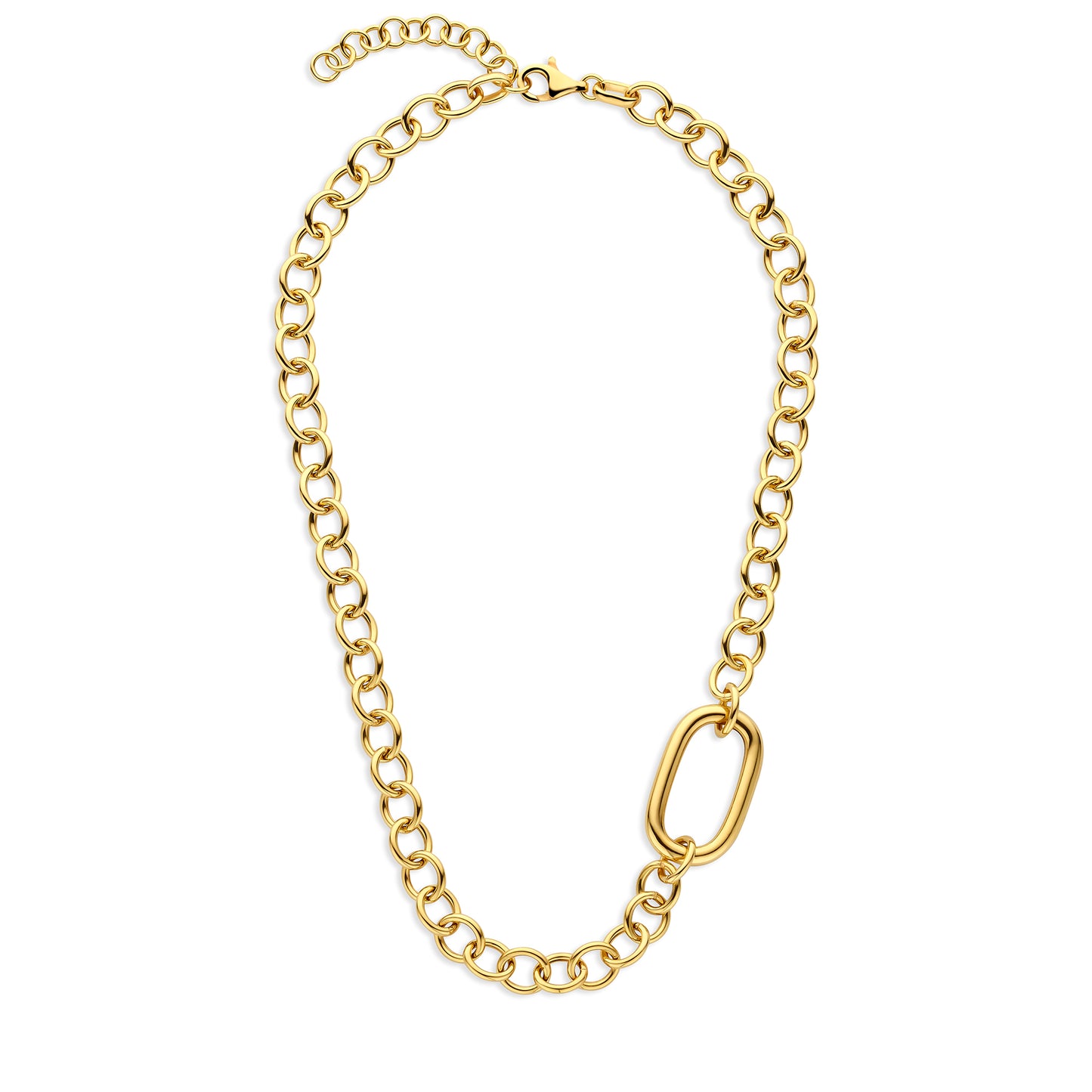 Sorprendimi 925 sterling silver gold plated necklace and bracelet giftset - Parte di Me