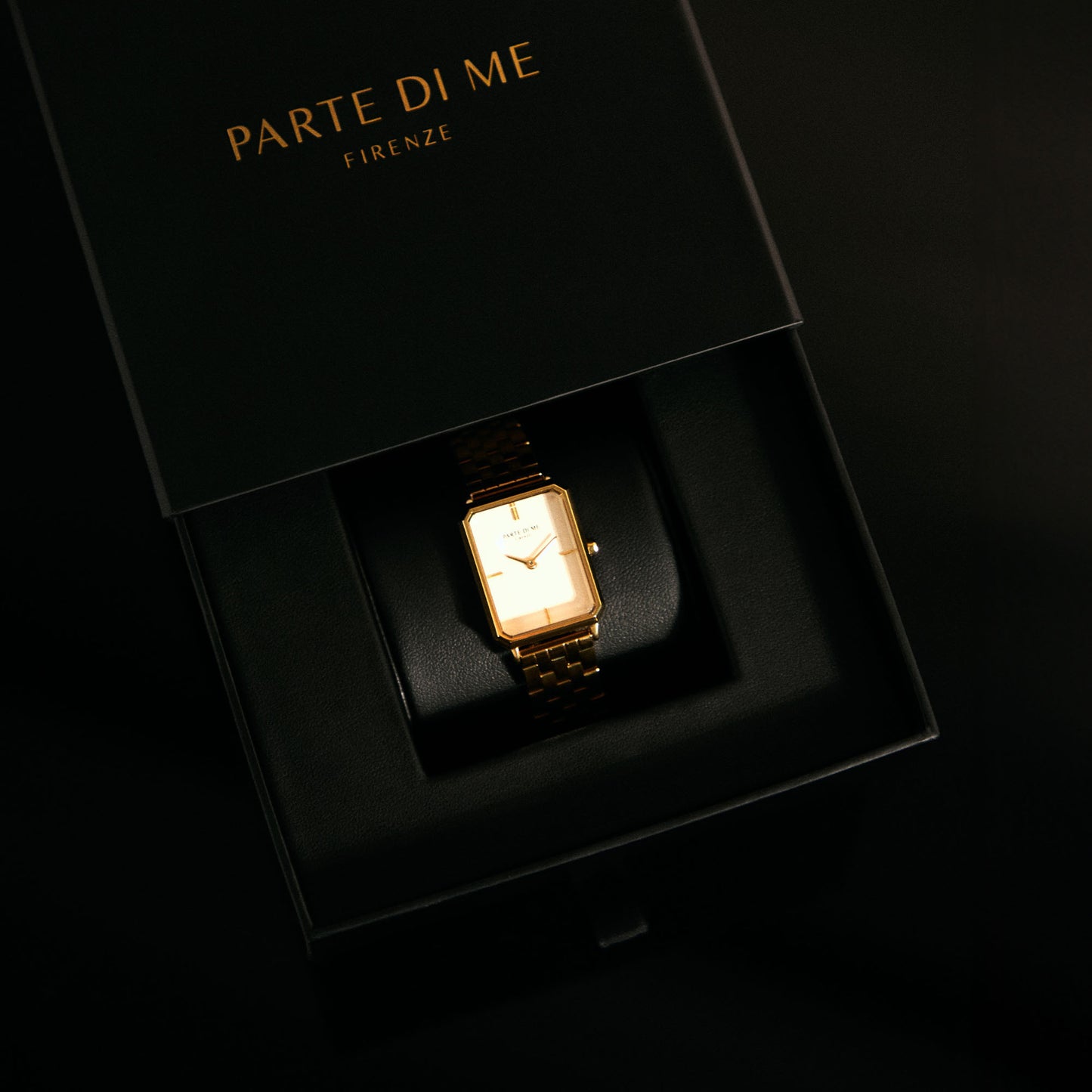 Orologio round ladies watch gold coloured and black - Parte di Me