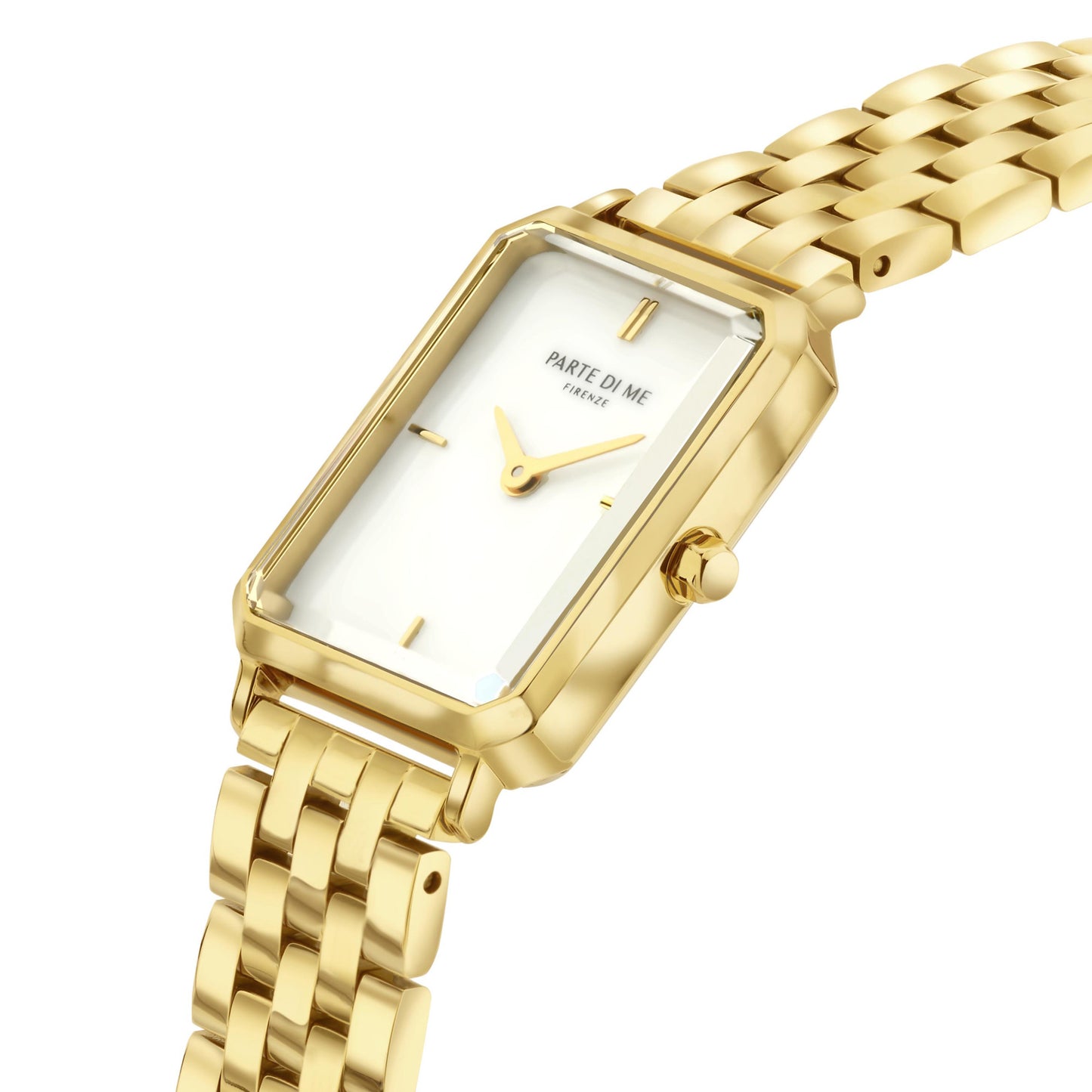 Orologio rectangular ladies watch gold coloured and mother of pearl - Parte di Me