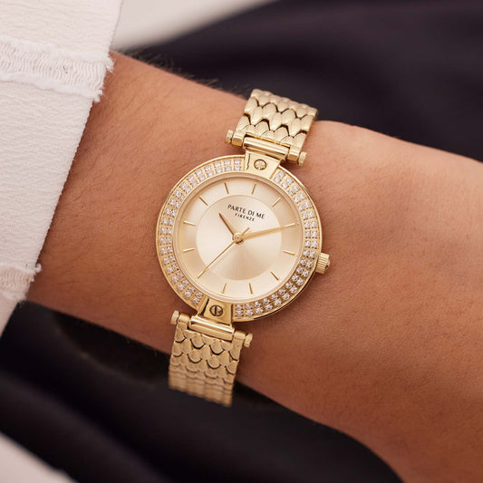 Orologio round ladies watch gold coloured - Parte di Me