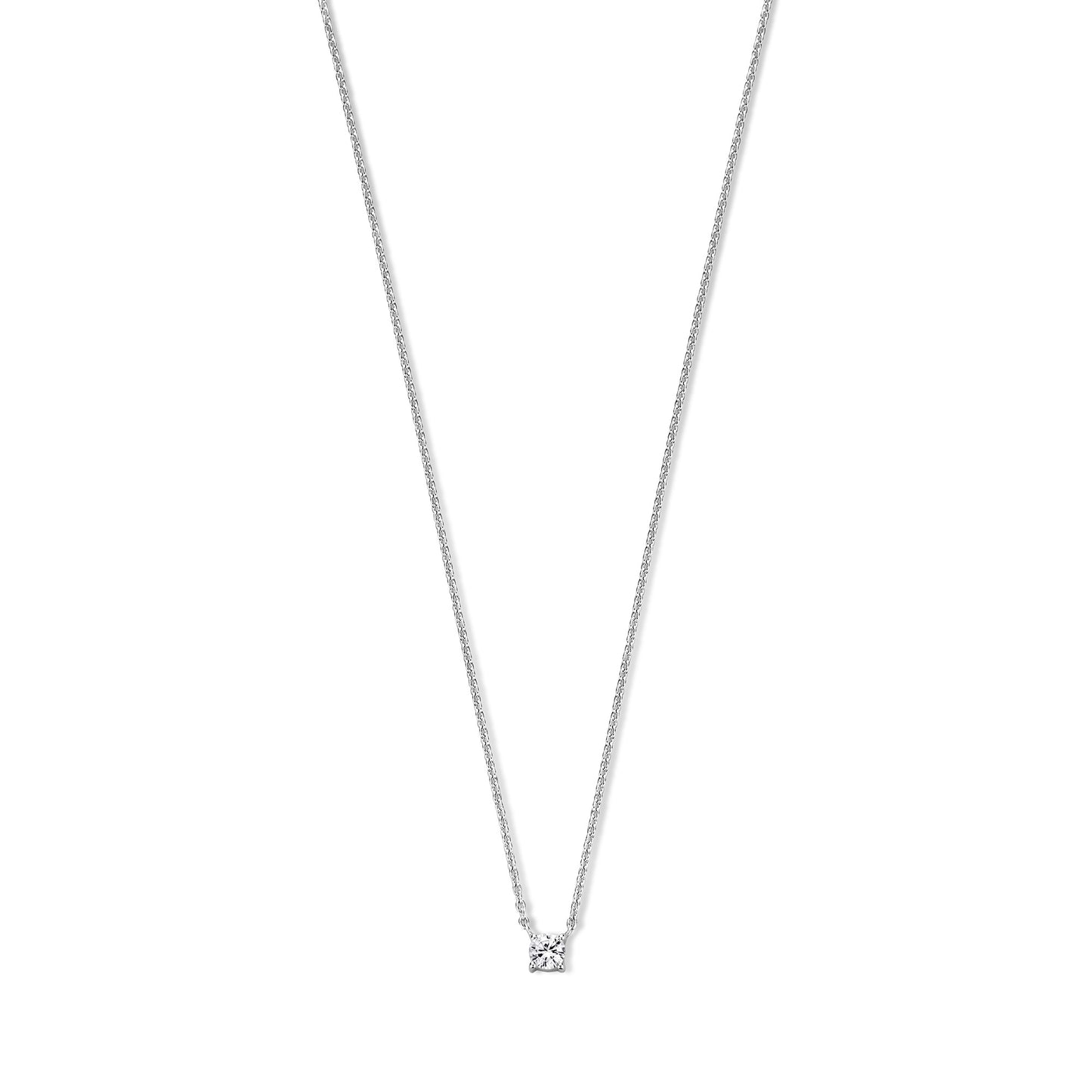 Ponte Vecchio Sofia 925 sterling silver necklace with zirconia stone - Parte di Me