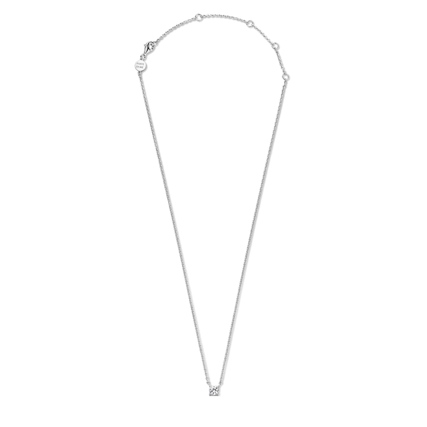Ponte Vecchio Sofia 925 sterling silver necklace with zirconia stone - Parte di Me