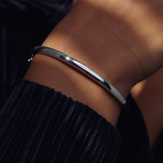 Bibbiena Poppi Casentino 925 sterling silver bangle - Parte di Me