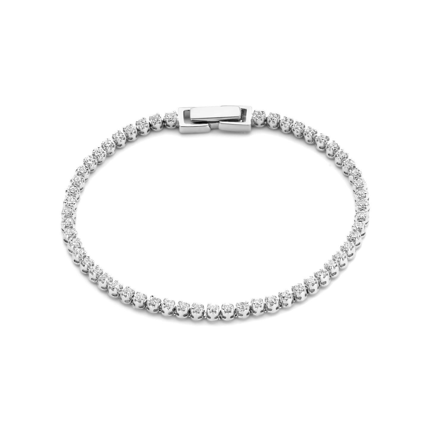 Santa Maria della Base 925 sterling silver bracelet with zirconia stones - Parte di Me