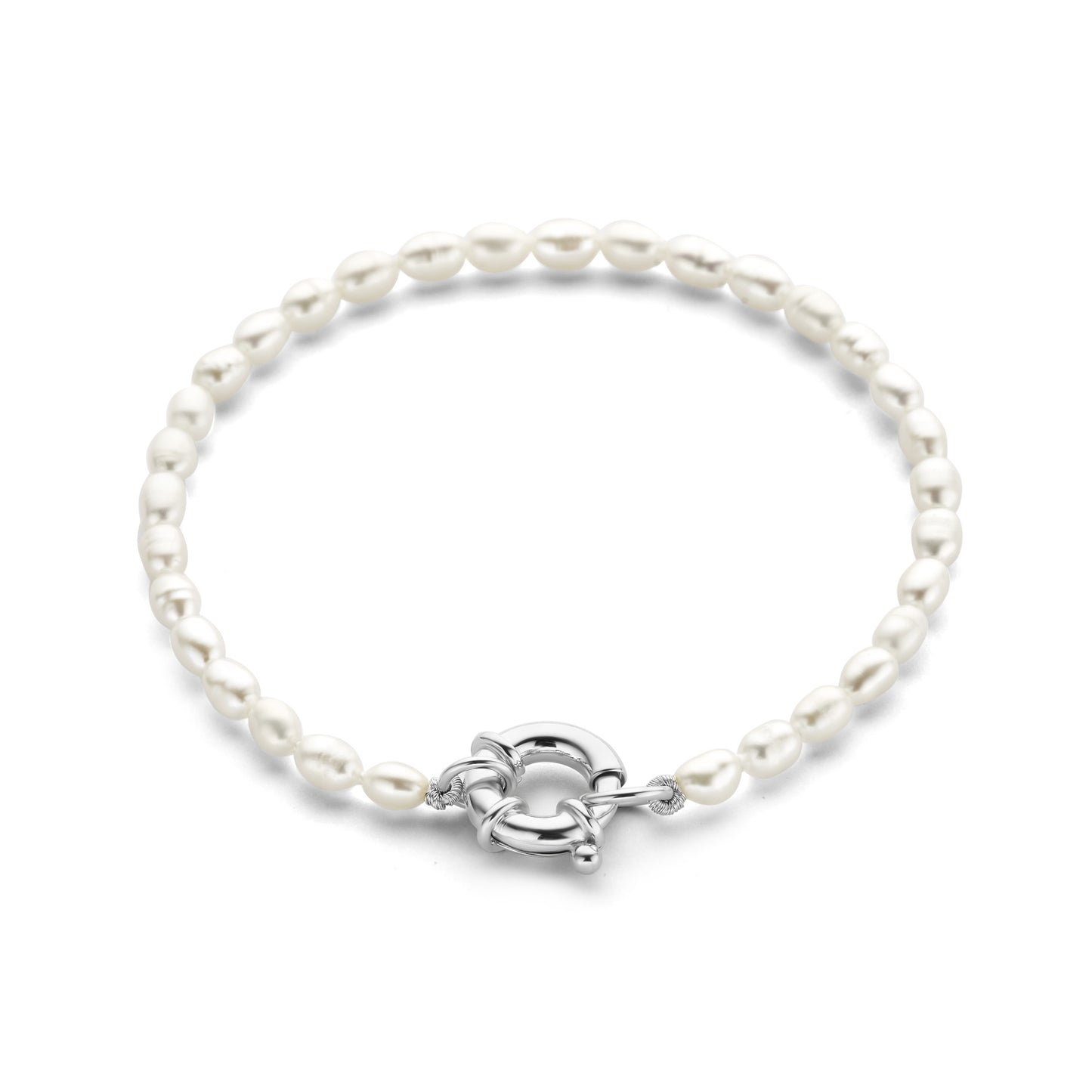 Brioso Cortona Bella 925 sterling silver pearl bracelet with freshwater pearls - Parte di Me