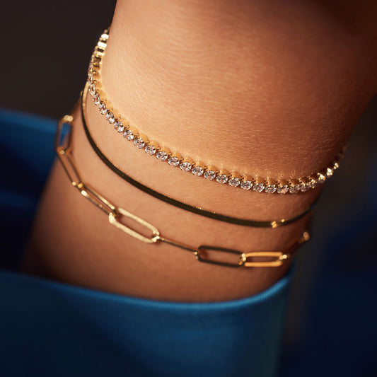 Ponte Vecchio Pitti 925 sterling silver gold plated bracelet - Parte di Me