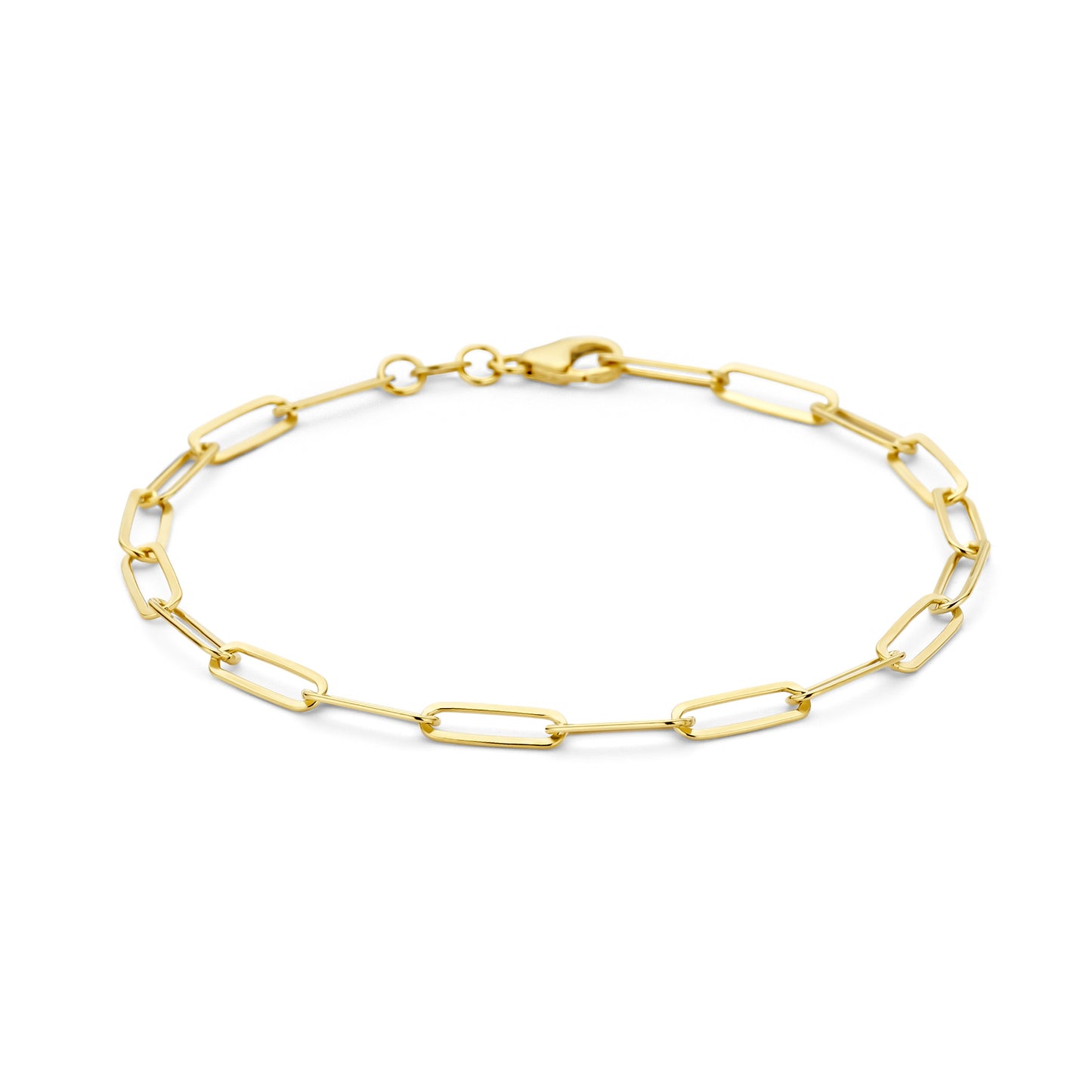 Bibbiena Poppi Felice 925 sterling silver gold plated link bracelet - Parte di Me