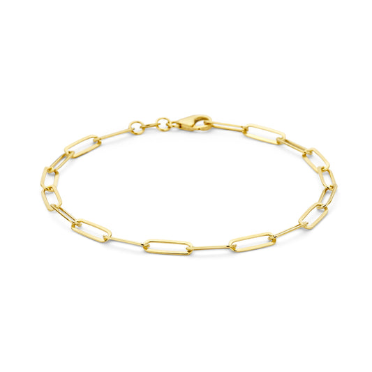 Bibbiena Poppi Felice 925 sterling silver gold plated link bracelet - Parte di Me