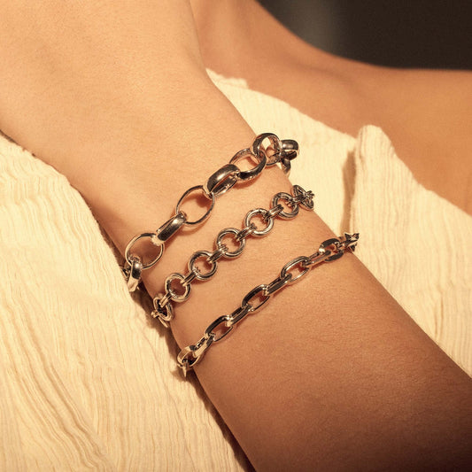 Bibbiena Poppi Acadia 925 sterling silver link bracelet - Parte di Me