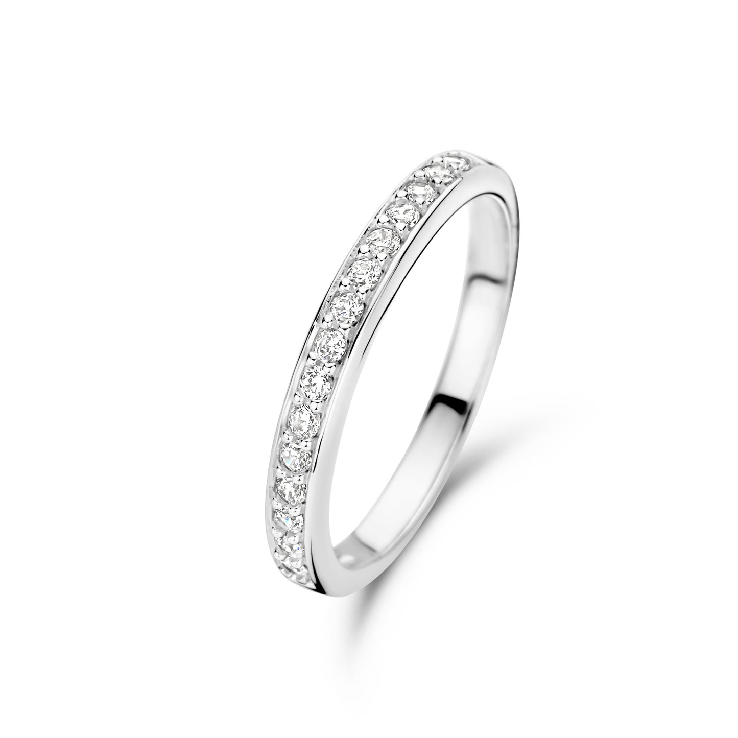 Santa Maria della Base 925 sterling silver ring with zirconia stones - Parte di Me