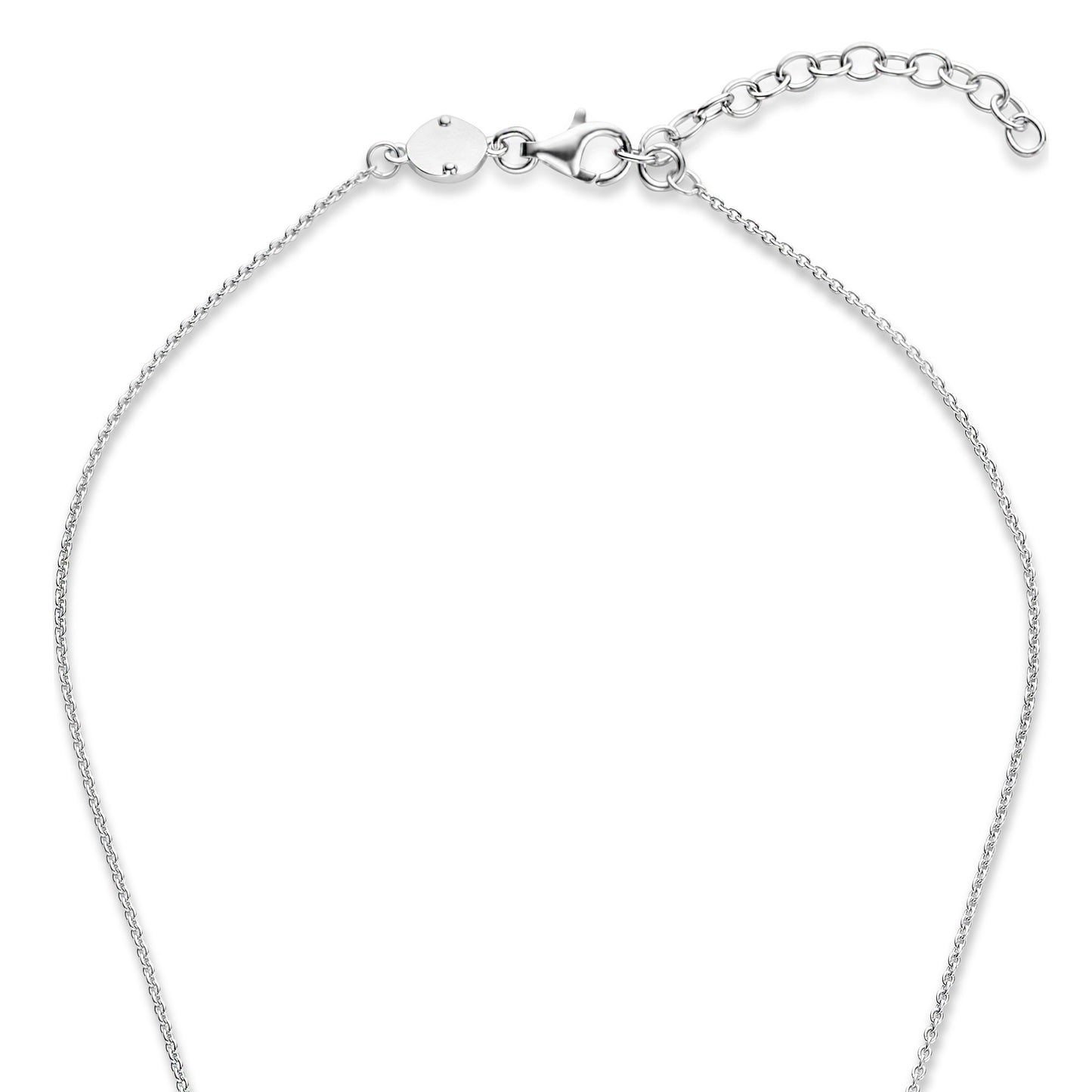 Mia Colore Verdi 925 sterling silver necklace with green zirconia stone - Parte di Me