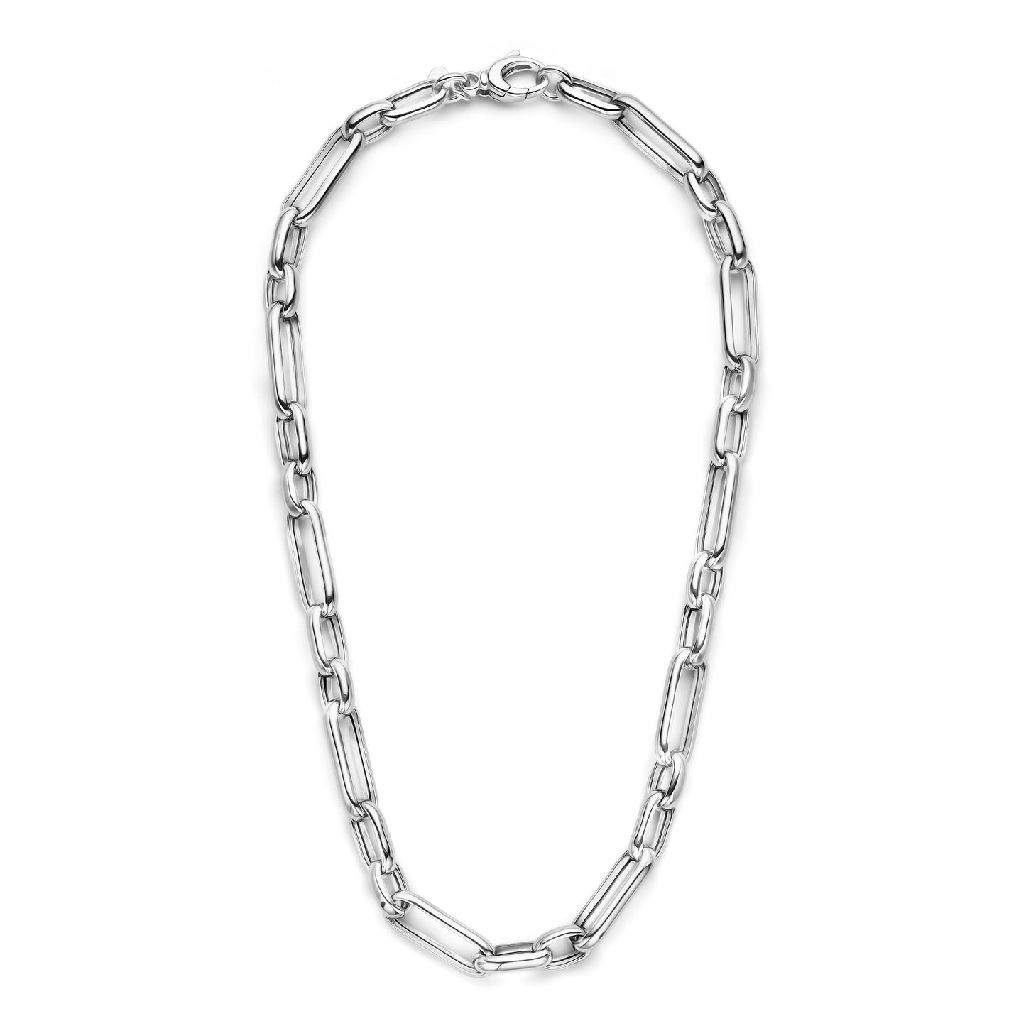 Bibbiena Poppi Casentino 925 sterling silver link necklace - Parte di Me