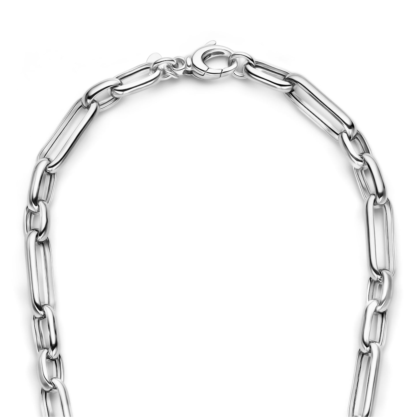 Bibbiena Poppi Casentino 925 sterling silver link necklace - Parte di Me