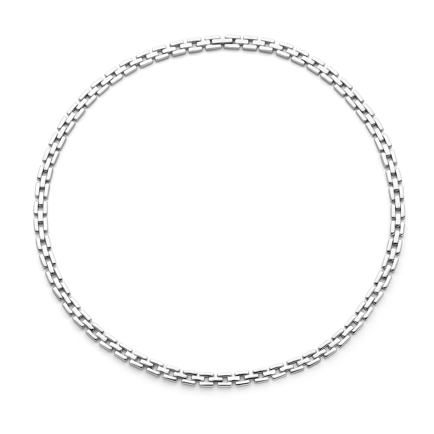 Bibbiena Poppi Dante 925 sterling silver link necklace - Parte di Me