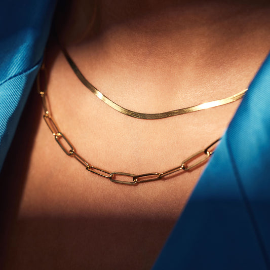 Sorprendimi 925 sterling silver gold plated necklace giftset - Parte di Me