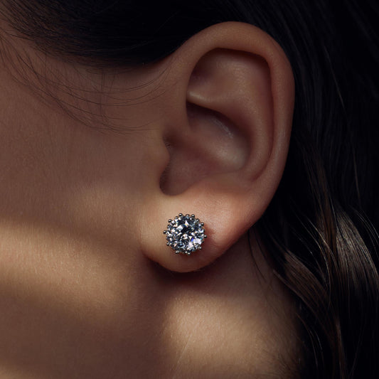 Cento Luci Maxima 925 sterling silver ear studs - Parte di Me