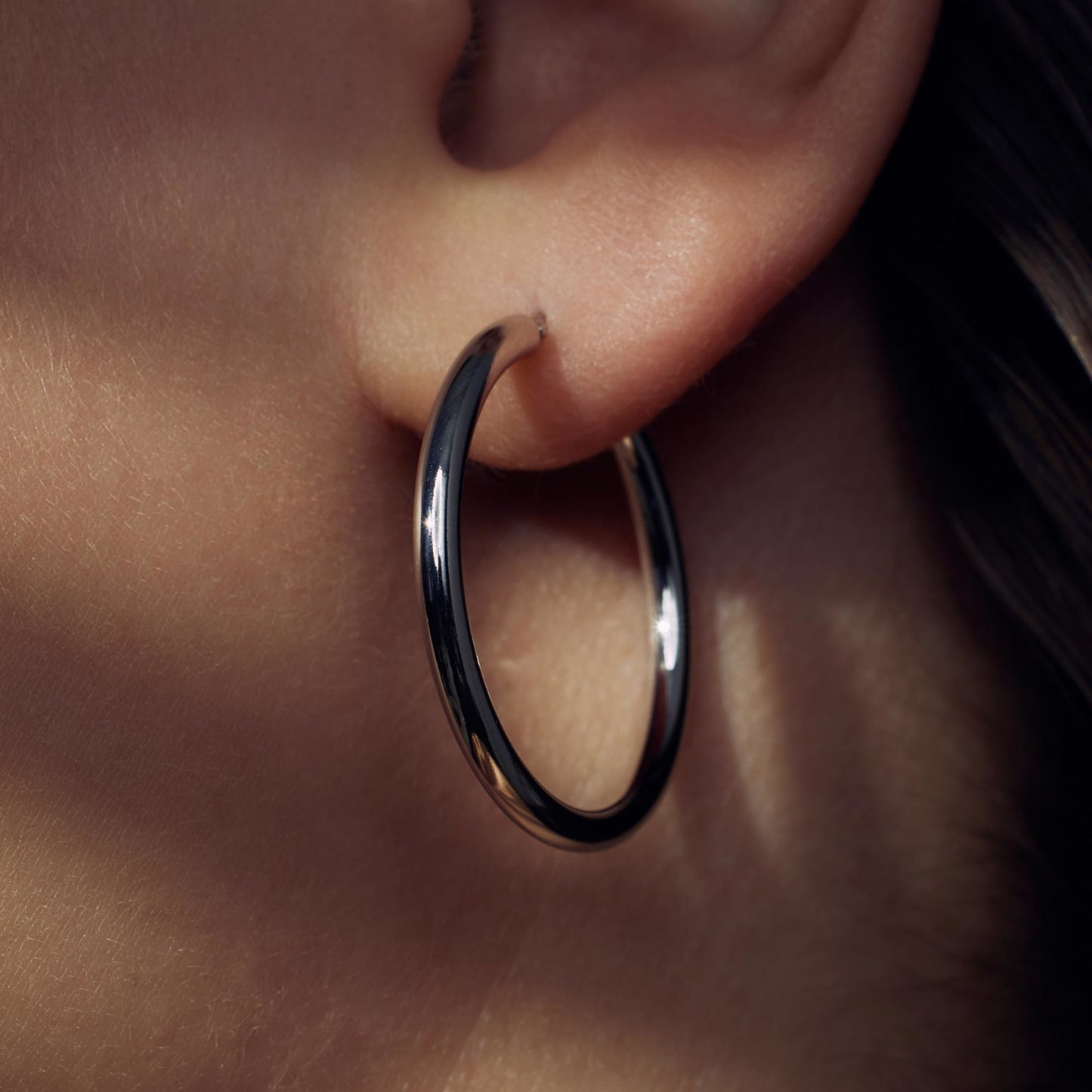 Bibbiena Poppi Casentino 925 sterling silver hoop earrings - Parte di Me
