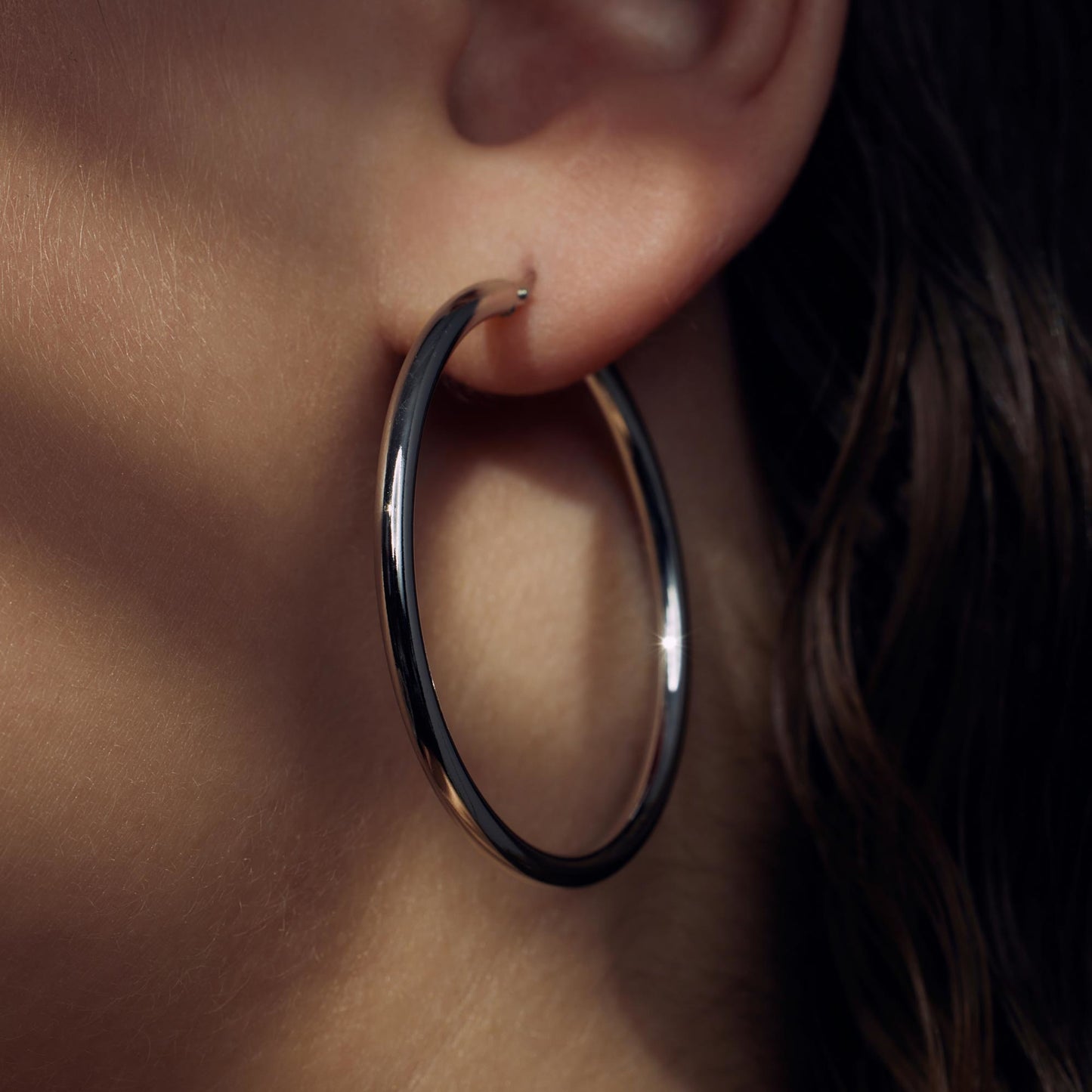 Bibbiena Poppi Casentino 925 sterling silver hoop earrings - Parte di Me