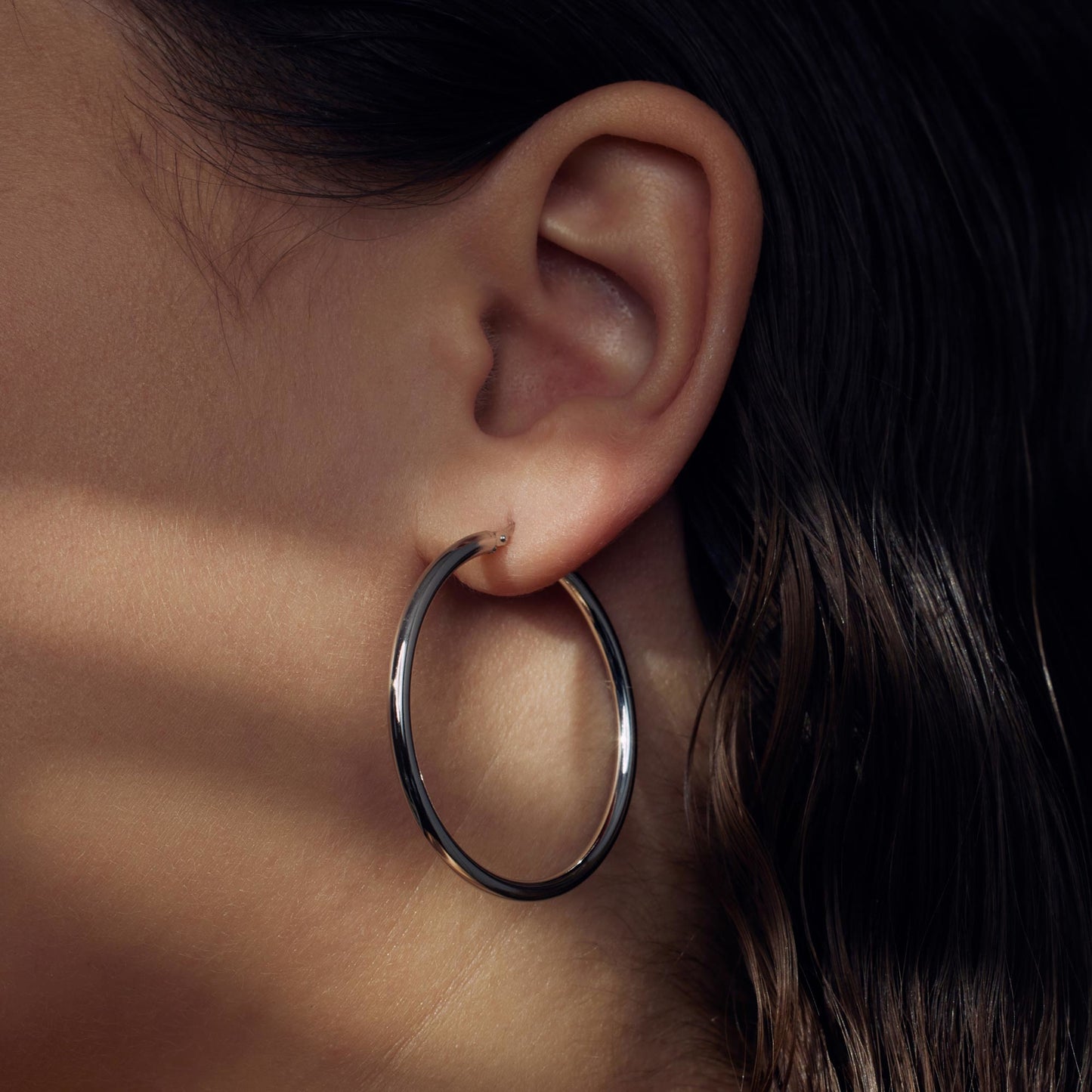 Bibbiena Poppi Casentino 925 sterling silver hoop earrings - Parte di Me