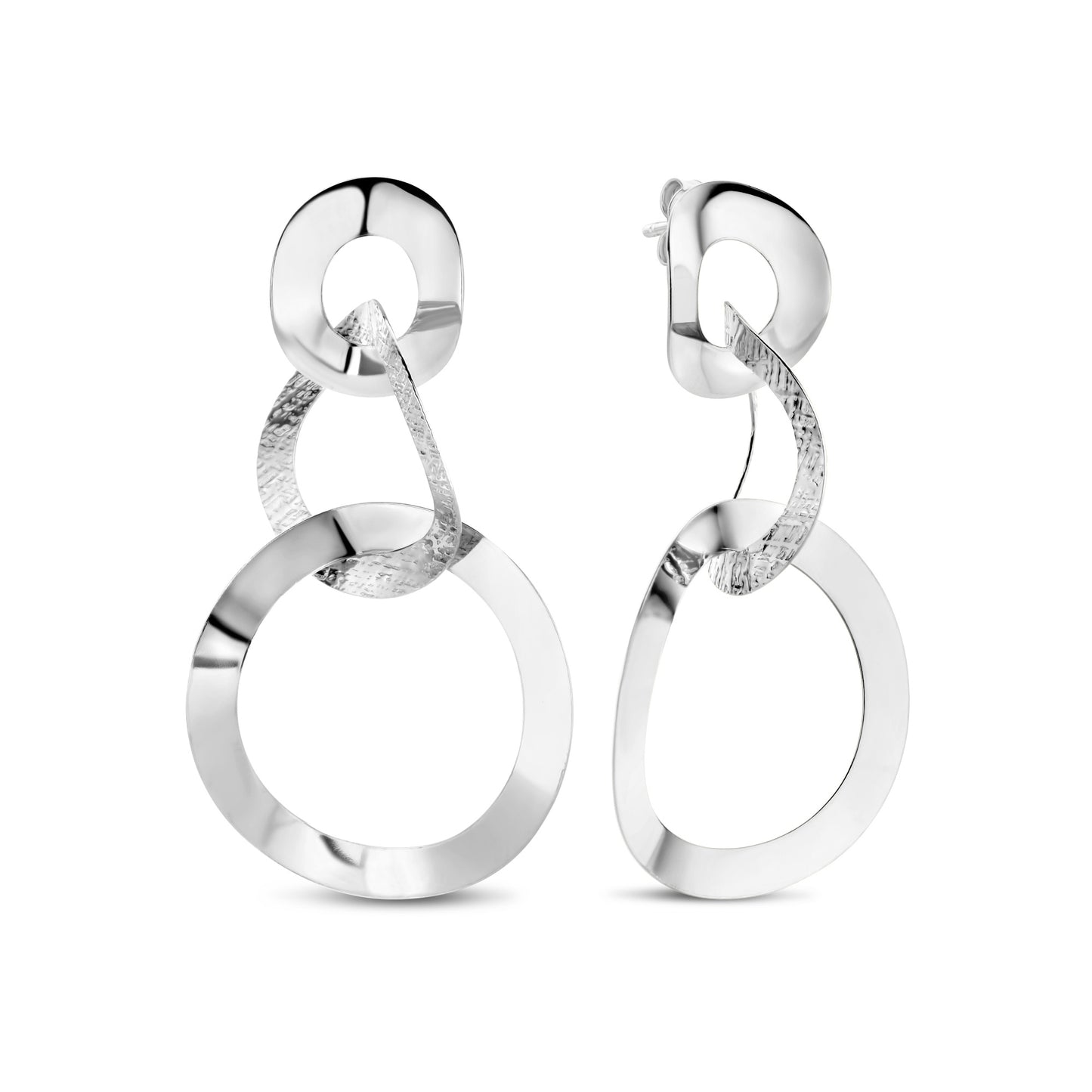 Bibbiena Poppi Madonna 925 sterling silver drop earrings - Parte di Me