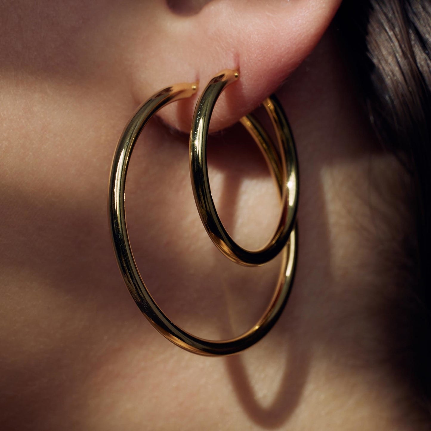 Sorprendimi 925 sterling silver gold plated earrings set - Parte di Me