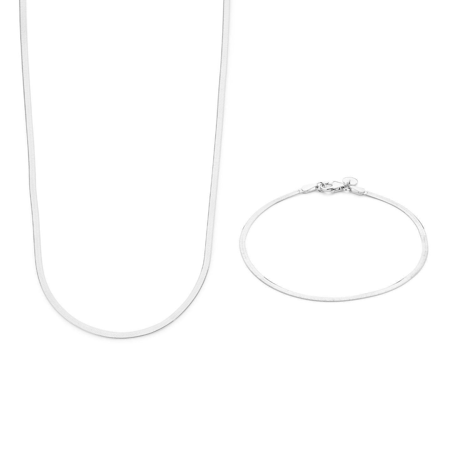 Sorprendimi 925 sterling silver necklace and bracelet giftset - Parte di Me