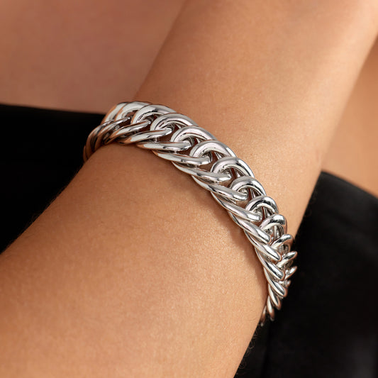 Bibbiena Poppi Viva 925 sterling silver link bracelet - Parte di Me