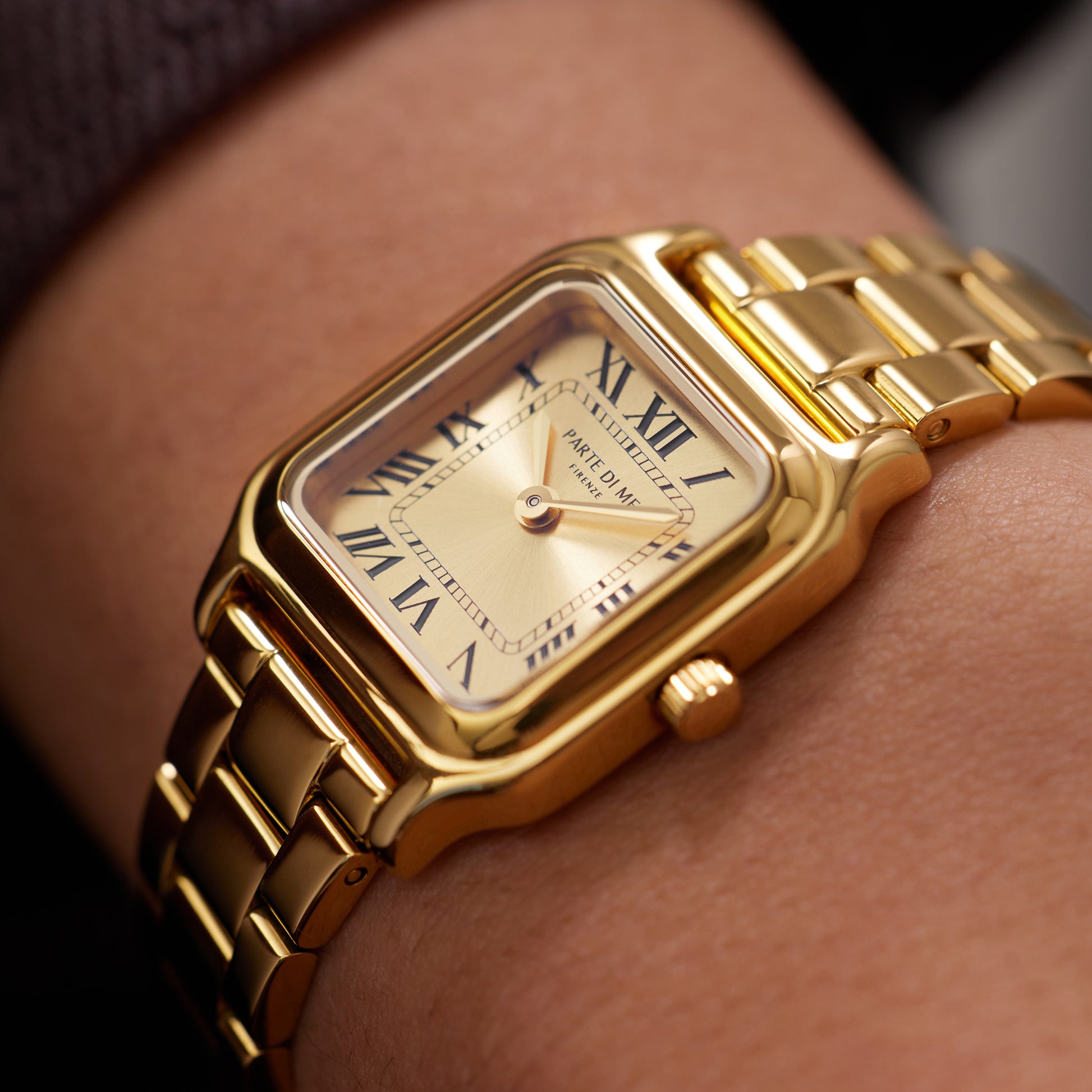 Orologio rectangular ladies watch gold coloured - Parte di Me