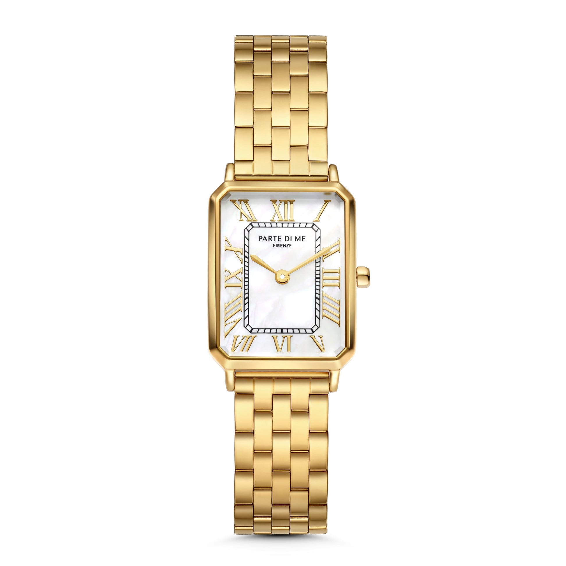 Parte Di Me rectangular ladies watch gold coloured PDM09020