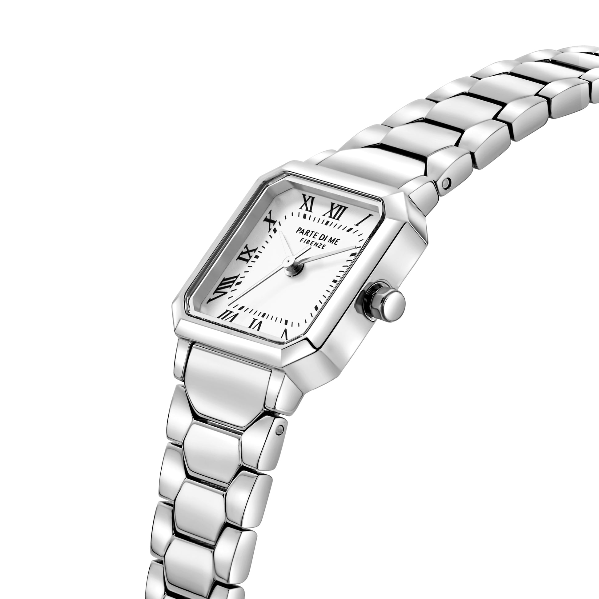 Orologio square ladies watch silver coloured and white - Parte di Me