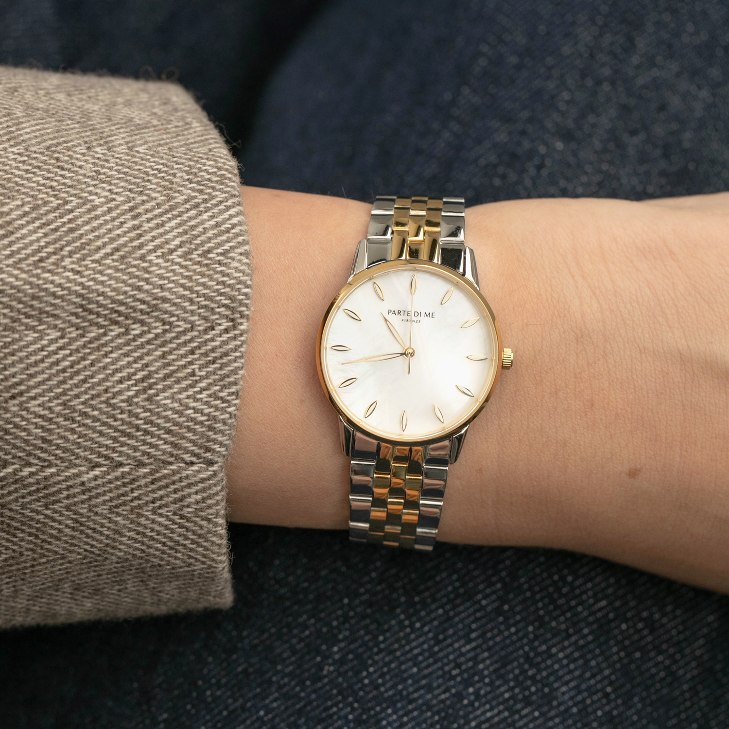 Orologio round ladies watch gold and silver coloured - Parte di Me