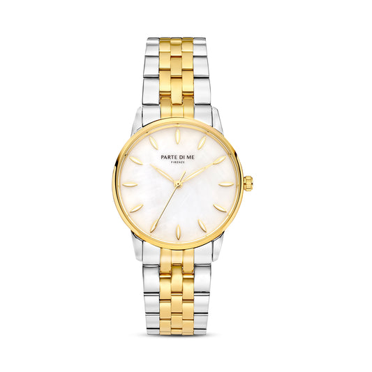 Orologio round ladies watch gold and silver coloured - Parte di Me