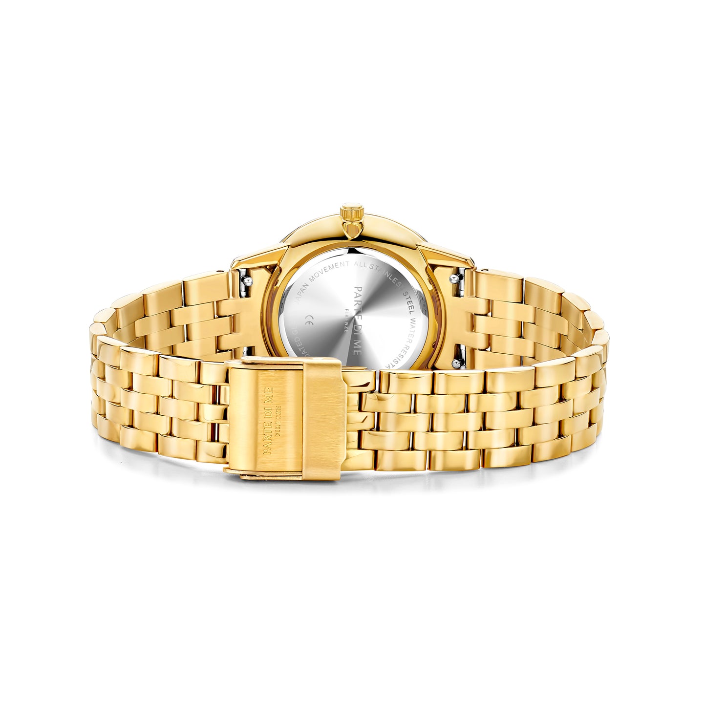 Orologio round ladies watch gold coloured and dark brown - Parte di Me