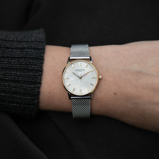 Orologio round ladies watch gold and silver coloured - Parte di Me
