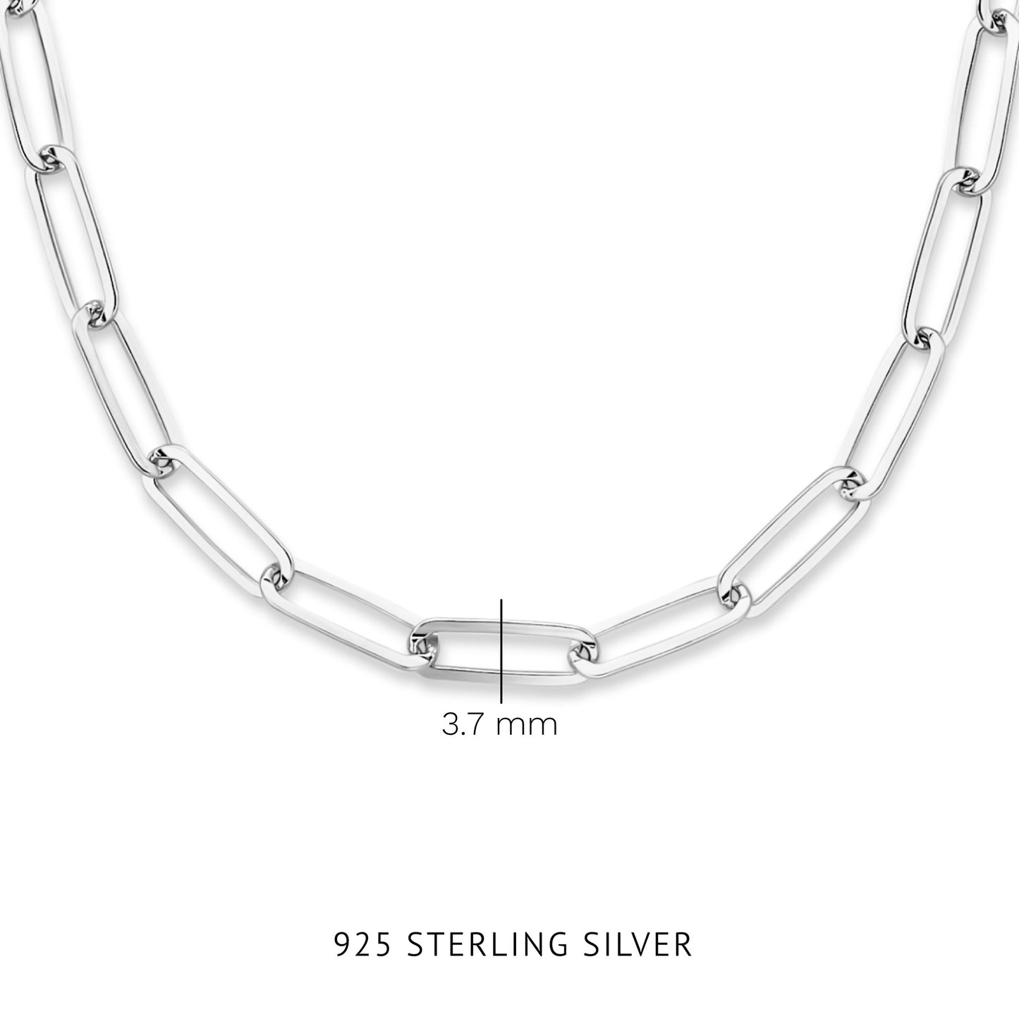 Bibbiena Poppi Felice 925 sterling silver link necklace - Parte di Me