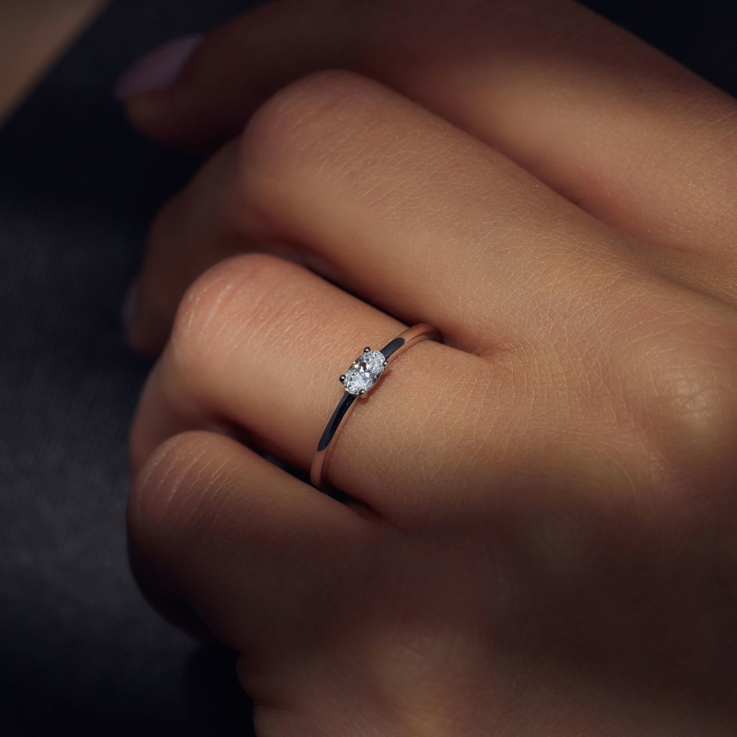 Ponte Vecchio Milena 925 sterling silver ring with zirconia stone - Parte di Me