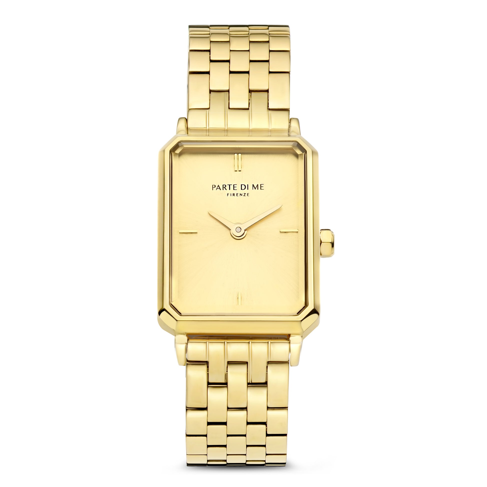 Parte Di Me rectangular ladies watch gold coloured PDM09000