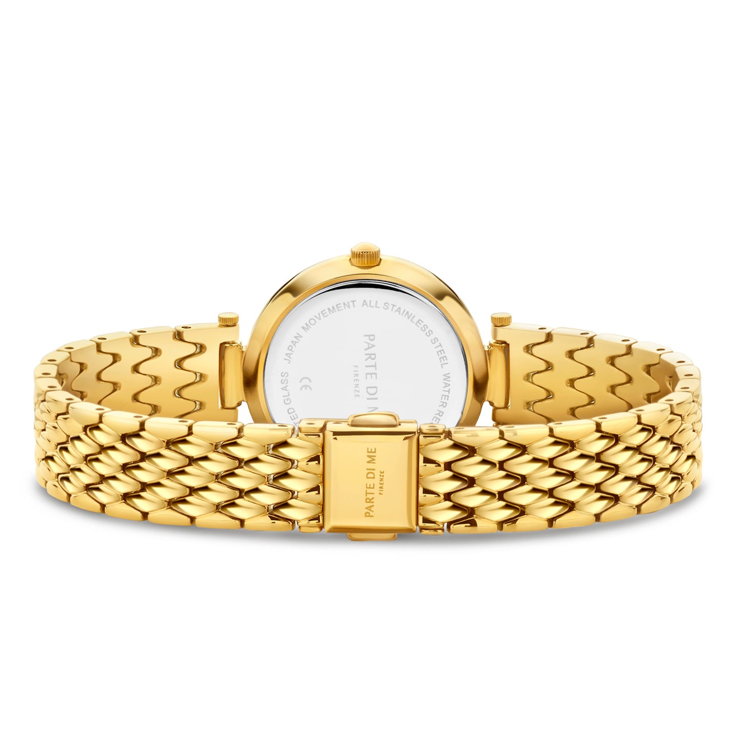 Orologio round ladies watch gold coloured and green - Parte di Me