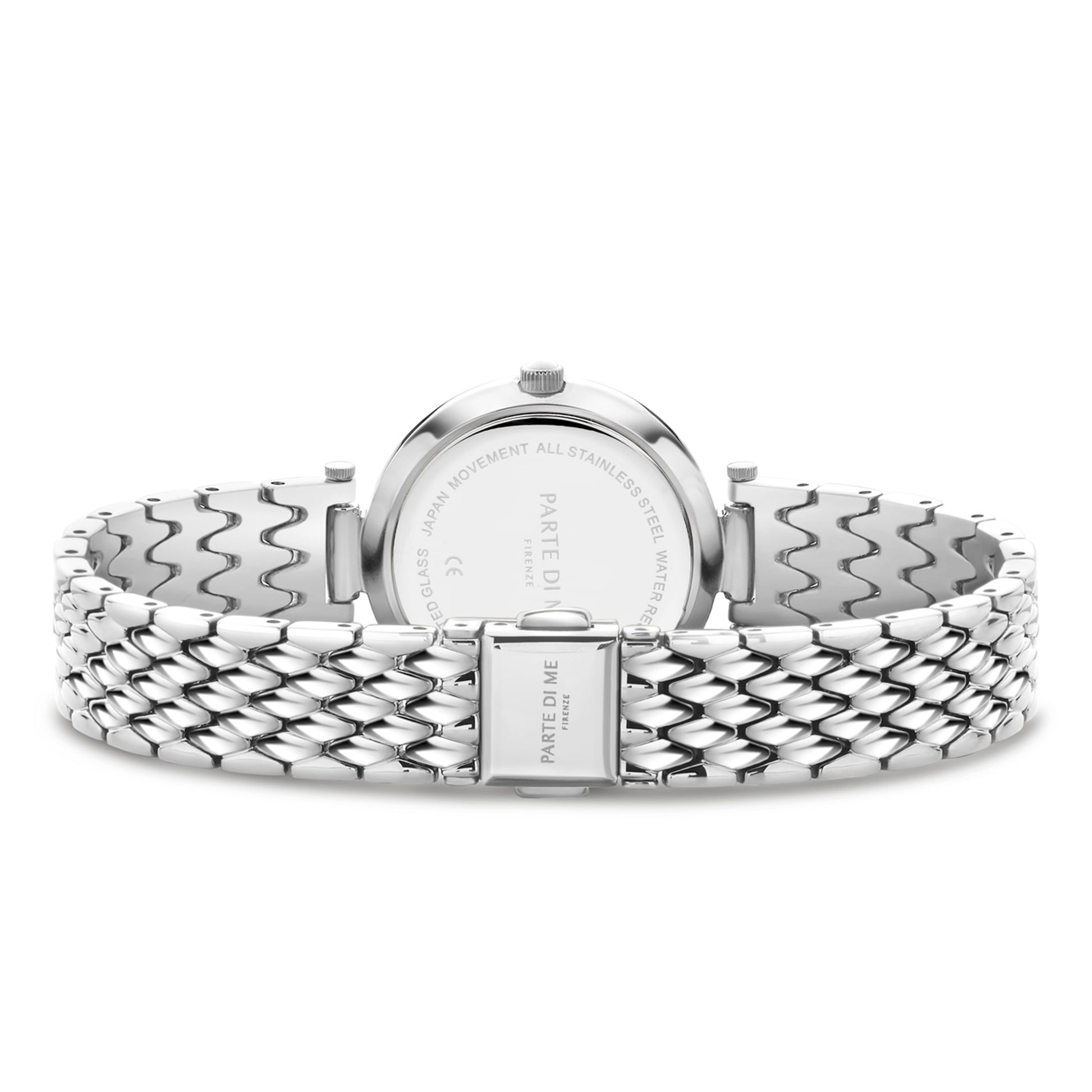 Orologio round ladies watch silver coloured and black - Parte di Me
