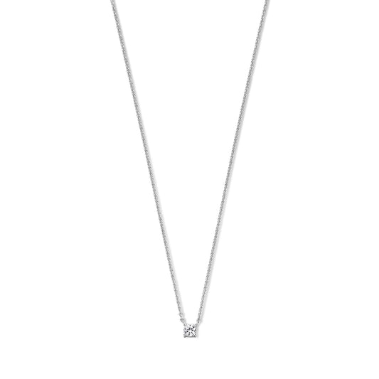 Ponte Vecchio Sofia 925 sterling silver necklace with zirconia stone - Parte di Me