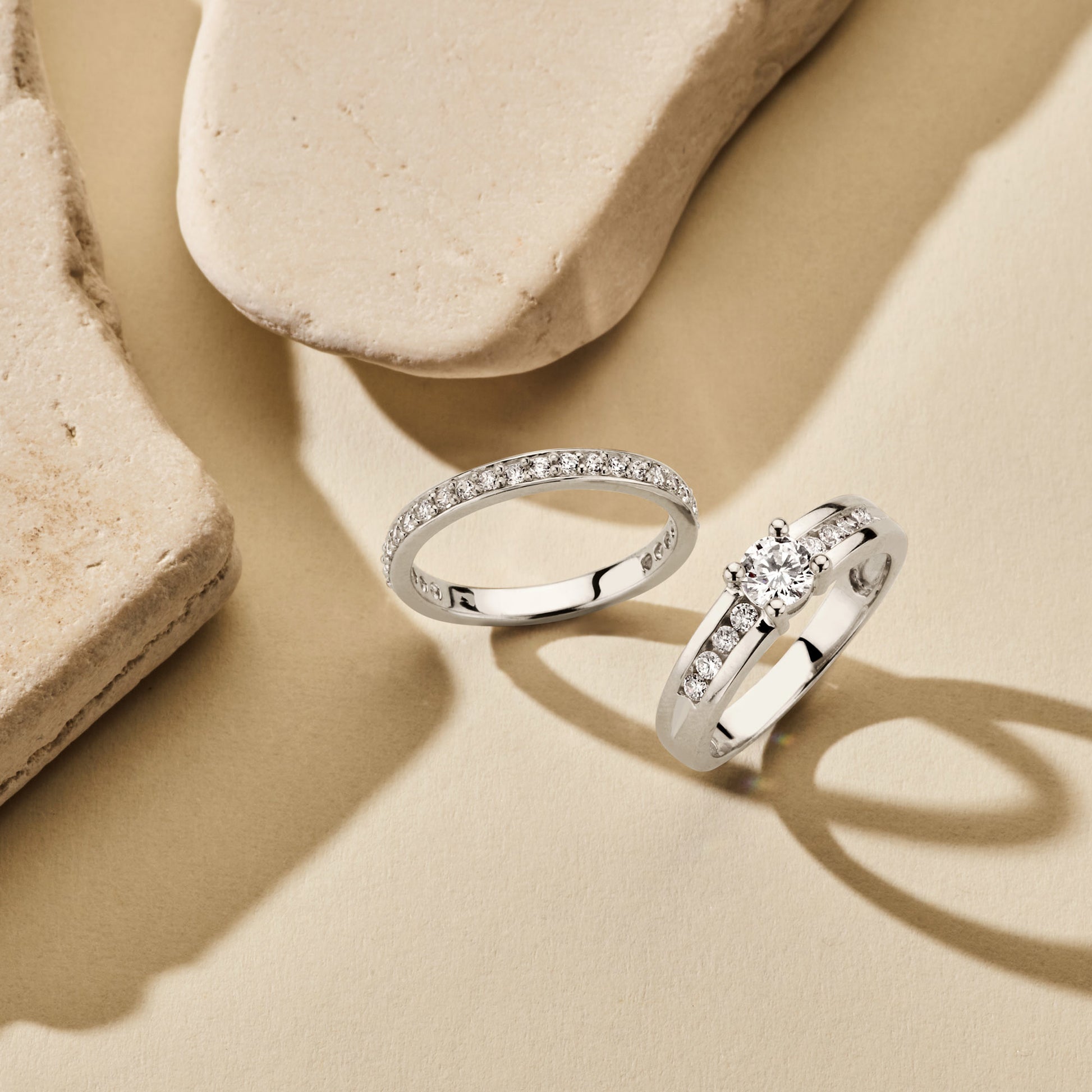 Ponte Vecchio Santa Trinita 925 sterling silver ring with zirconia stones - Parte di Me